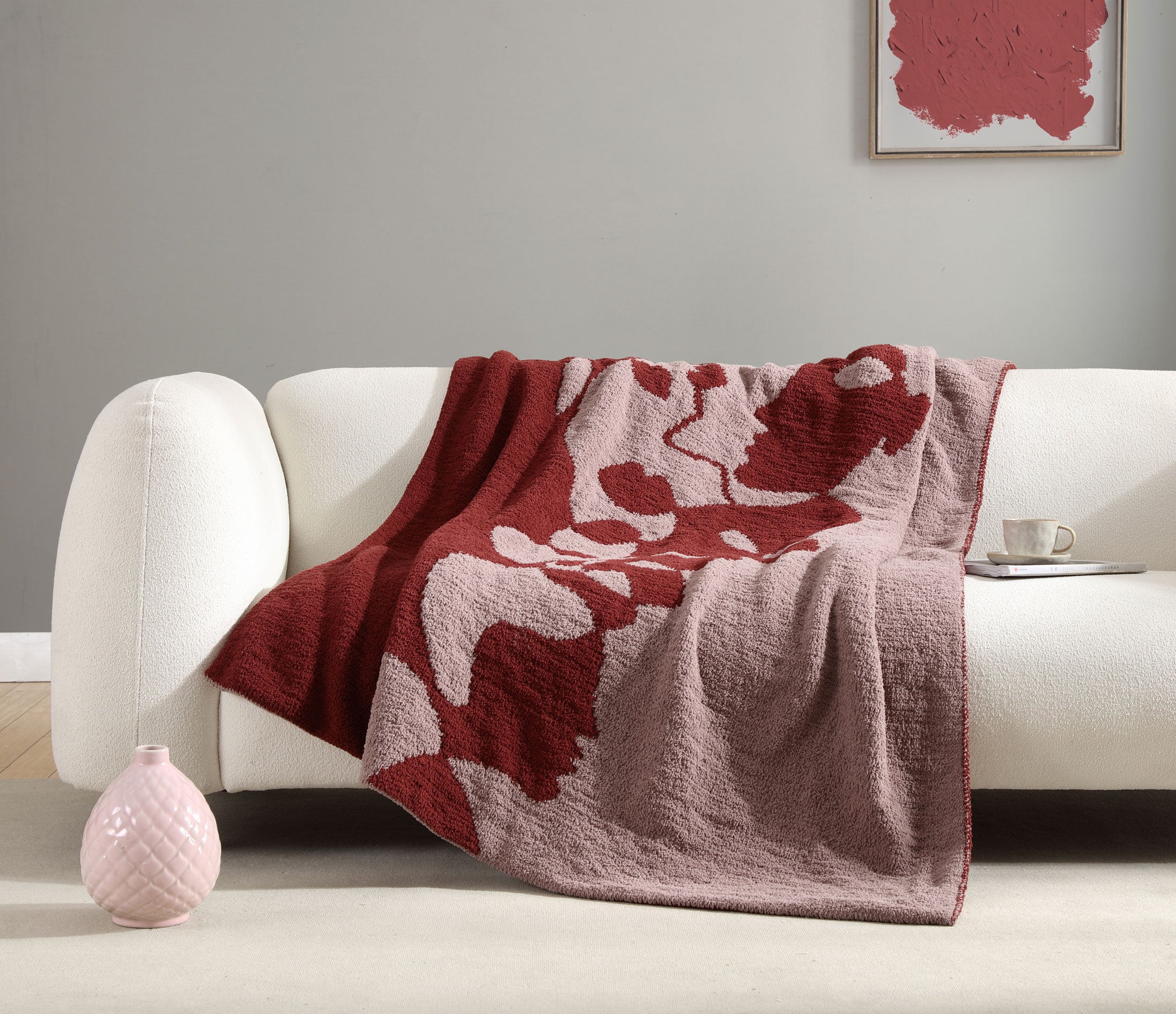 Rose discount throw blanket