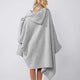 Snug Hooded Wearable Blanket Cloud Gray