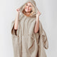 Snug Hooded Wearable Blanket Taupe