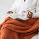 Snug Lap Throw Masala Orange