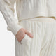 Snug Lite Braided Cropped Hoodie Off White 