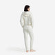 Snug Lite Braided Cropped Hoodie Off White