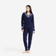 Sunday Citizen Snug Lite Braided V-Neck_ Marine Blue