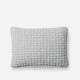 Snug Waffle Mini Pillow Cloud Gray