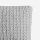 Snug Waffle Mini Pillow Cloud Gray