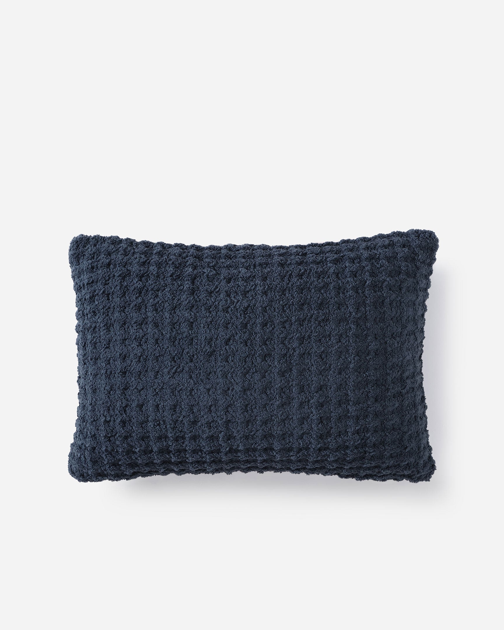 Sunday Citizan Navy Braided Throw top Pillow