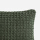 Snug Waffle Mini Pillow Moss