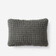 Snug Waffle Mini Pillow Granite