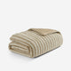 Snug Piped Comforter Cloud Gray Biscotti - Sahara Tan
