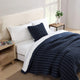 Snug Piped Throw Pillow Midnight - Dew