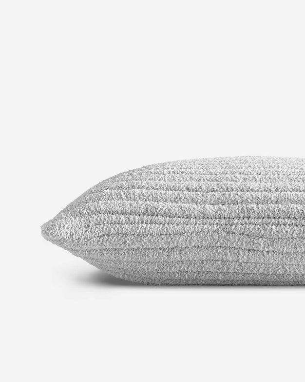 Snug Striped Euro Pillow Cloud Gray