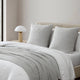 Snug Striped Euro Pillow Cloud Gray