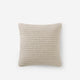 Snug Striped Euro Pillow Taupe