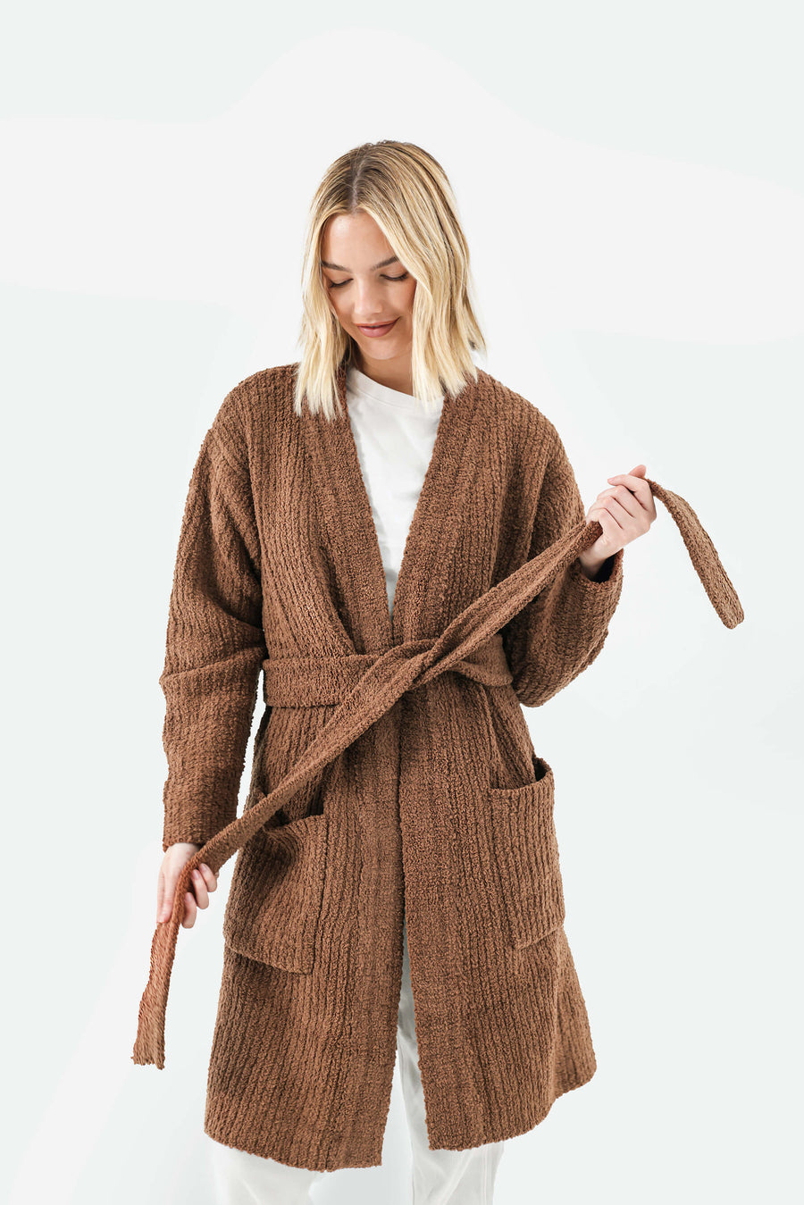 Image of Snug Ribbed Cardigan