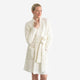 Snug Ribbed Cardigan Off White