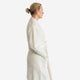 Snug Ribbed Cardigan Off White