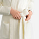 Snug Ribbed Cardigan Off White