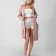 Snug Ribbed Cardigan Rose