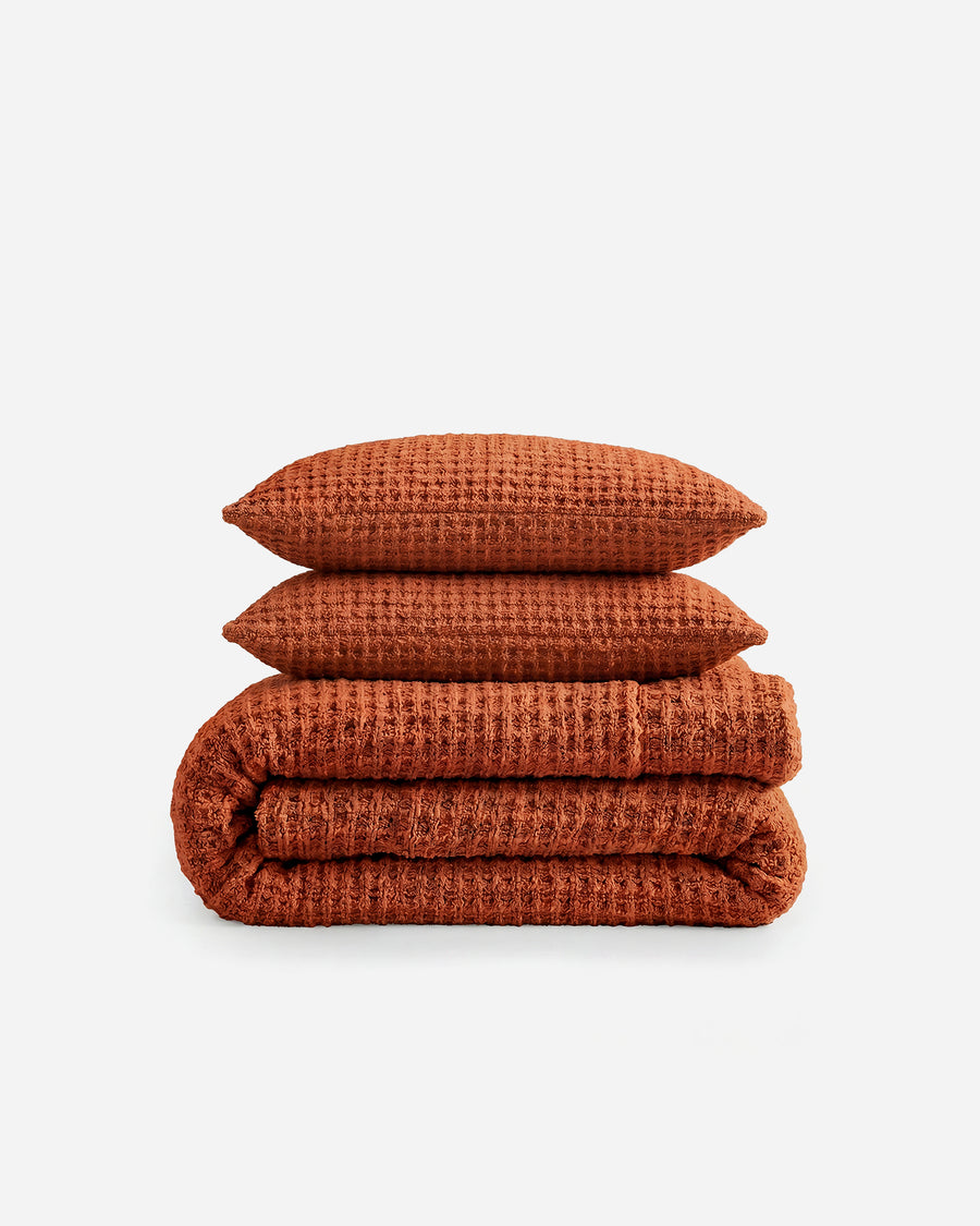 Sunday Citizen Snug Waffle Bundle in Cinnamon Stick