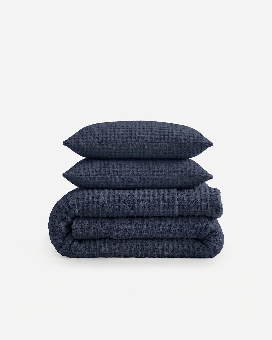 Image of Snug Waffle Comforter Bundle