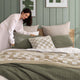 Checkerboard Throw Sahara Tan - Off White
