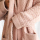 Snug Waffle Robe Dusty Pink