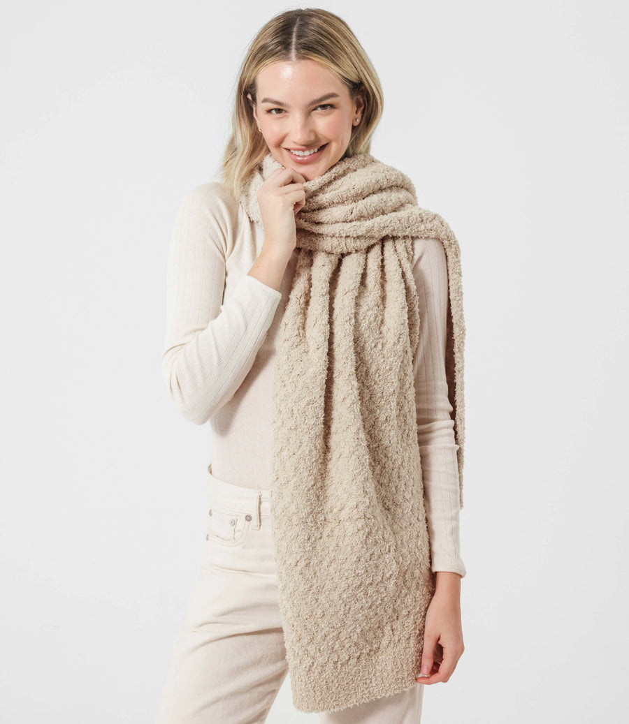 Snug Waffle Scarf Sahara Tan