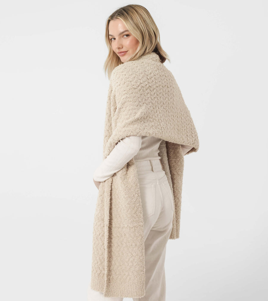 Snug Waffle Scarf Sahara Tan