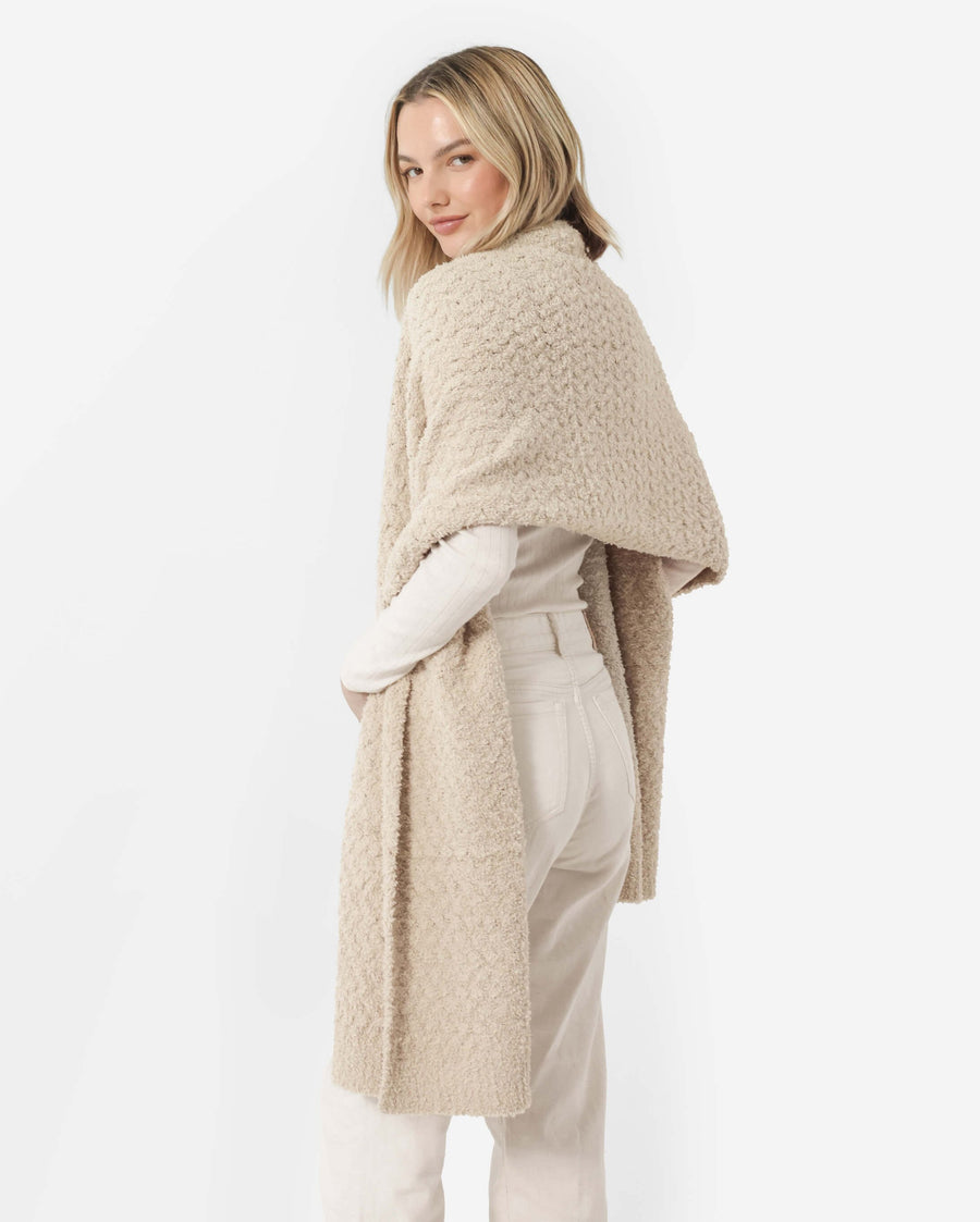 Snug Waffle Scarf Sahara Tan