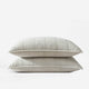 Stonewashed Lyocell Sham Set Bone