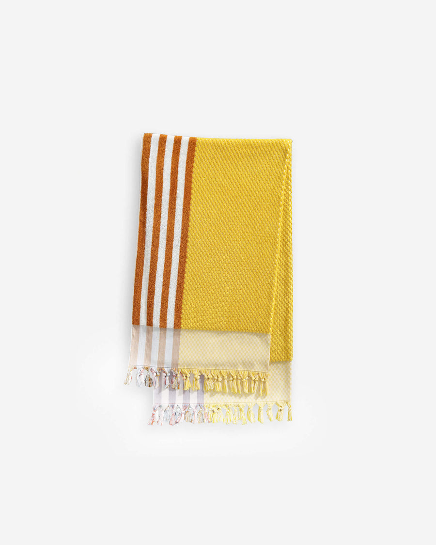 Striped Beach Towel Sunshine