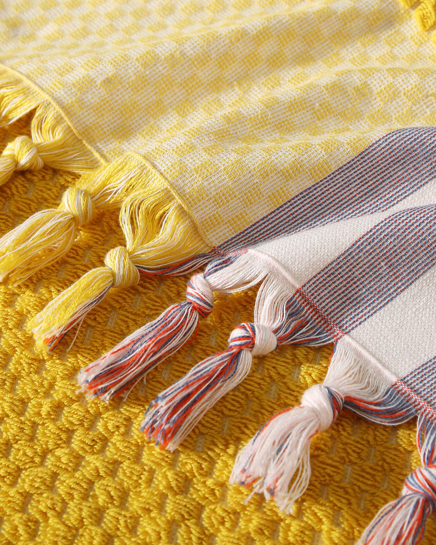 Striped Beach Towel Sunshine