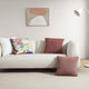 Snug Throw Pillow Clear White