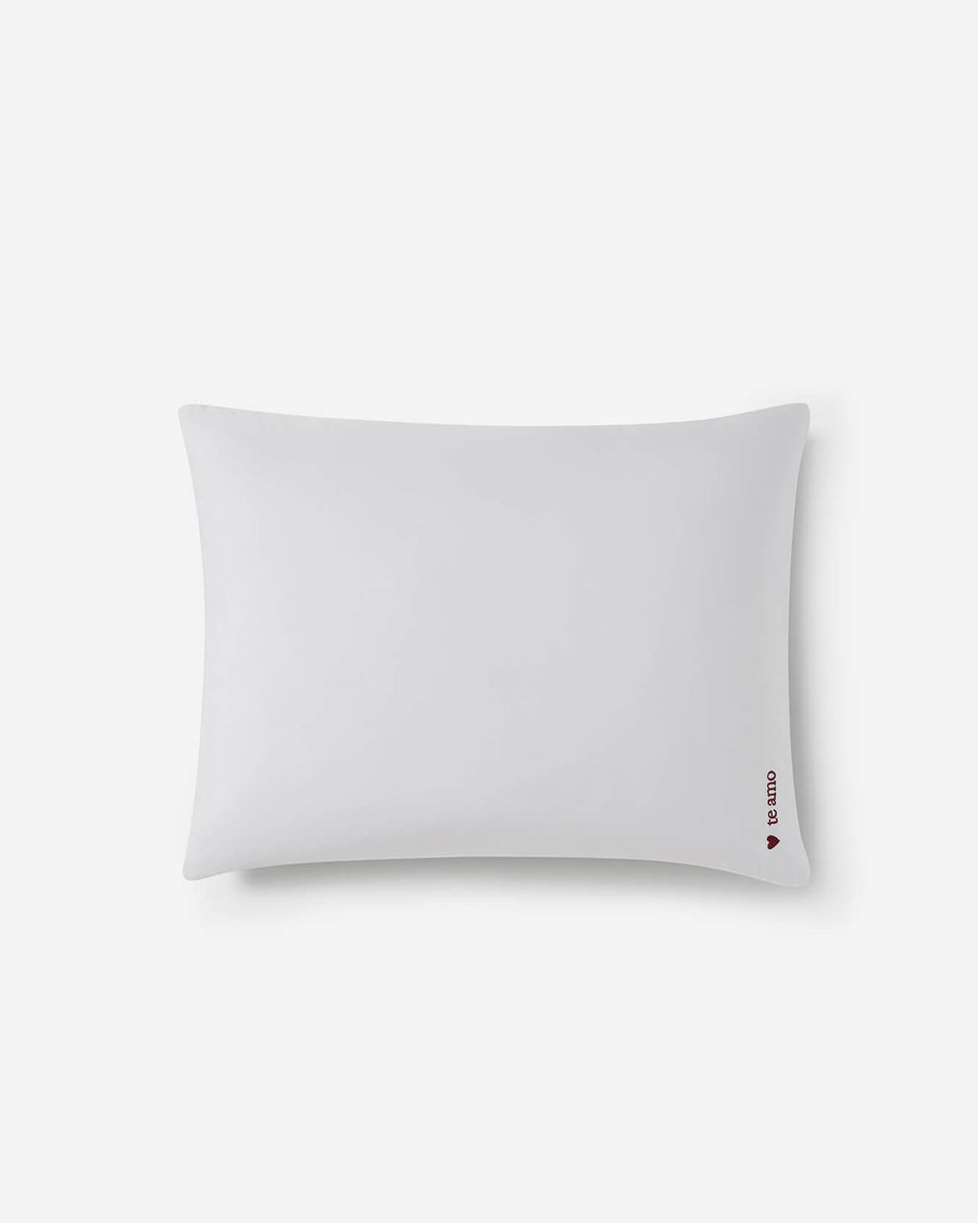 Sunday-Citizen_Te-Amo-Bamboo-Pillowcase White - Fig