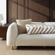 Tulum Lumbar Pillow Biscotti - Off White