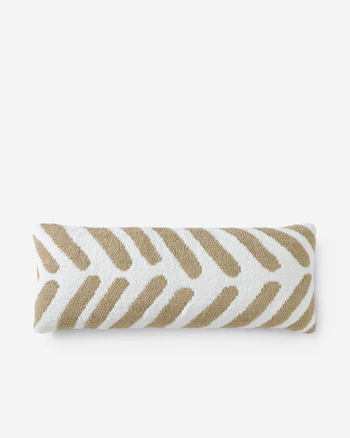 White and gold outlet lumbar pillow