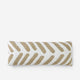 Tulum Lumbar Pillow Biscotti - Off White