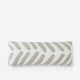Tulum Lumbar Pillow Cloud Gray - Off White