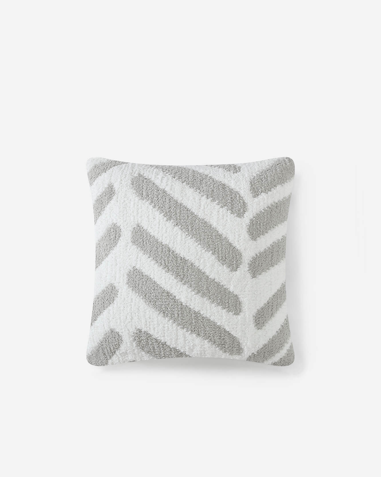 Gray and white online accent pillows