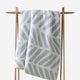 Tulum Throw Cloud Gray - Off White