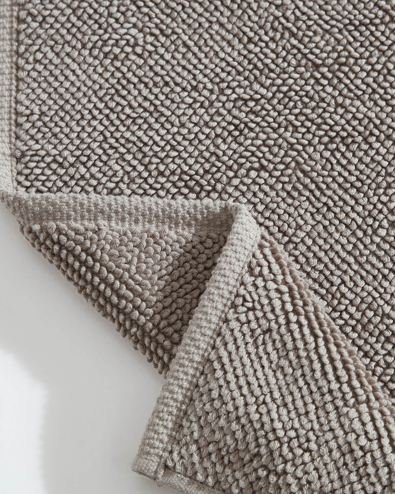 Turkish Cotton Bath Mat Taupe