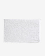 Turkish Cotton Bath Mat Clear White