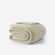 Two-Tone Ribbed Bed Blanket Biscotti - Sahara Tan