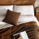 Two-Tone Ribbed Bed Blanket Chestnut - Mocha