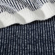 Two-Tone Ribbed Bed Blanket Off White - Midnight