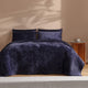 Sunday Citizen Velvet Quilt Baritone Blue 