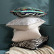 Vintage Zebra Lumbar Pillow Black - Turtledove