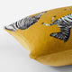 Sunday-Citizen_Watercolor-Zebra-Small-Lumbar-Pillow_ Gold