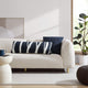 Woodland Lumbar Pillow Midnight - Off White