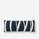 Woodland Lumbar Pillow Midnight - Off White